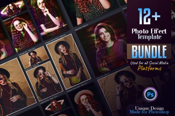Download Photo Effect Template Bundle Design - Photo effect Collection