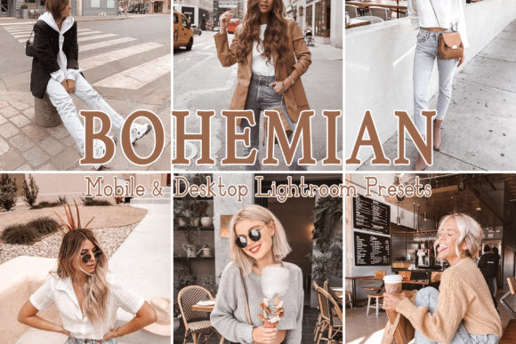 Download 3 Bohemian Lightroom Mobile Presets - Lightroom mobile Collection