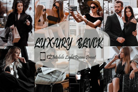 Download 12 Lightroom Mobile Presets,Luxury Blvck - Lightroom mobile Collection