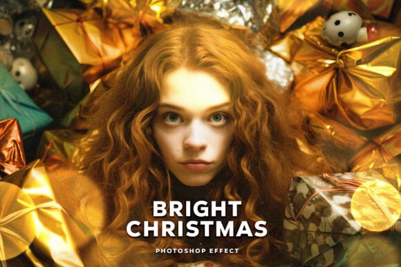 Download Bright Christmas Photo Effect - Photo effect Collection